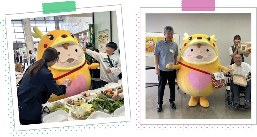 かりんちゃんの着ぐるみ写真(ファンで膨らむタイプ)